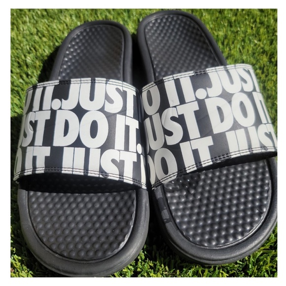 (FINAL 💲) Nike Benassi JDI Print 'White' Slides - Picture 3 of 4
